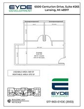 6500 Centurion Dr, Lansing, MI à louer Plan de site- Image 1 de 1