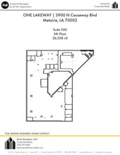 3900 N Causeway Blvd, Metairie, LA for lease Site Plan- Image 1 of 1