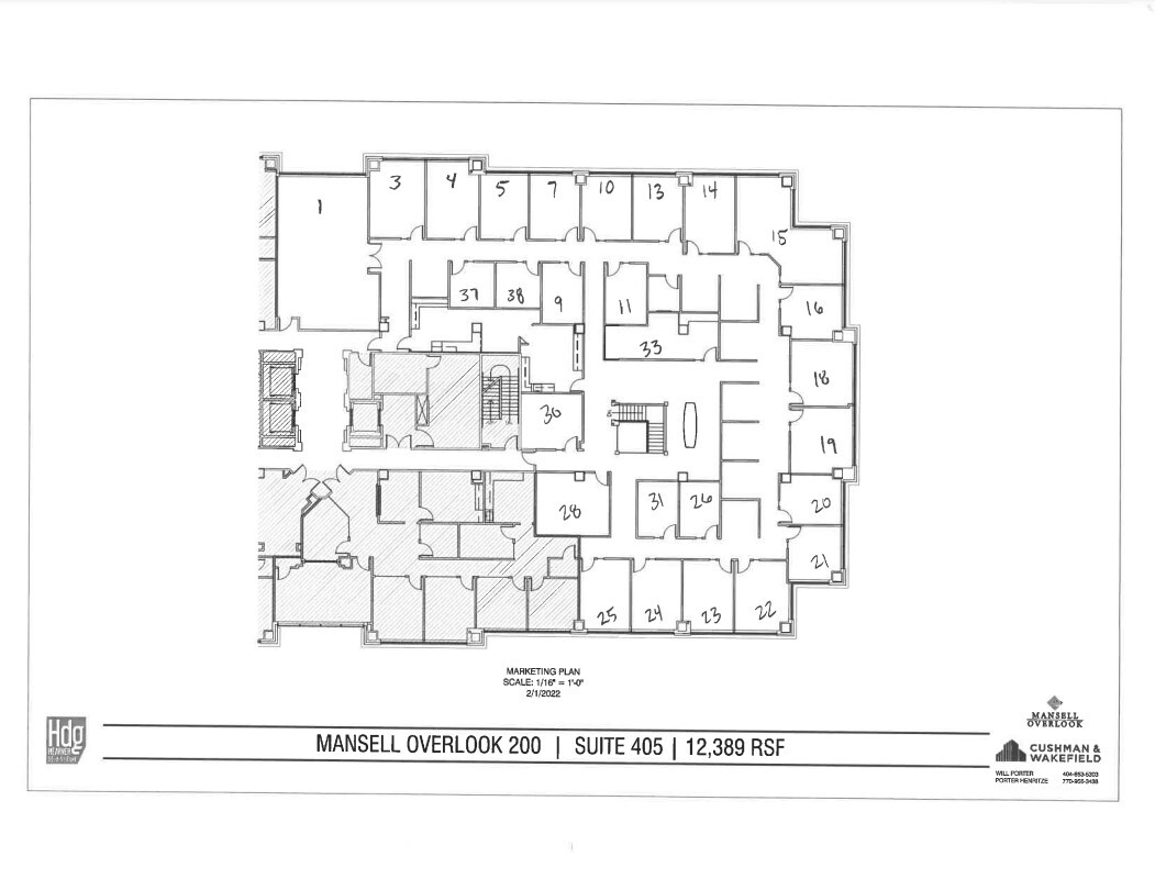 200 Mansell Ct E, Roswell, GA for lease Floor Plan- Image 1 of 1