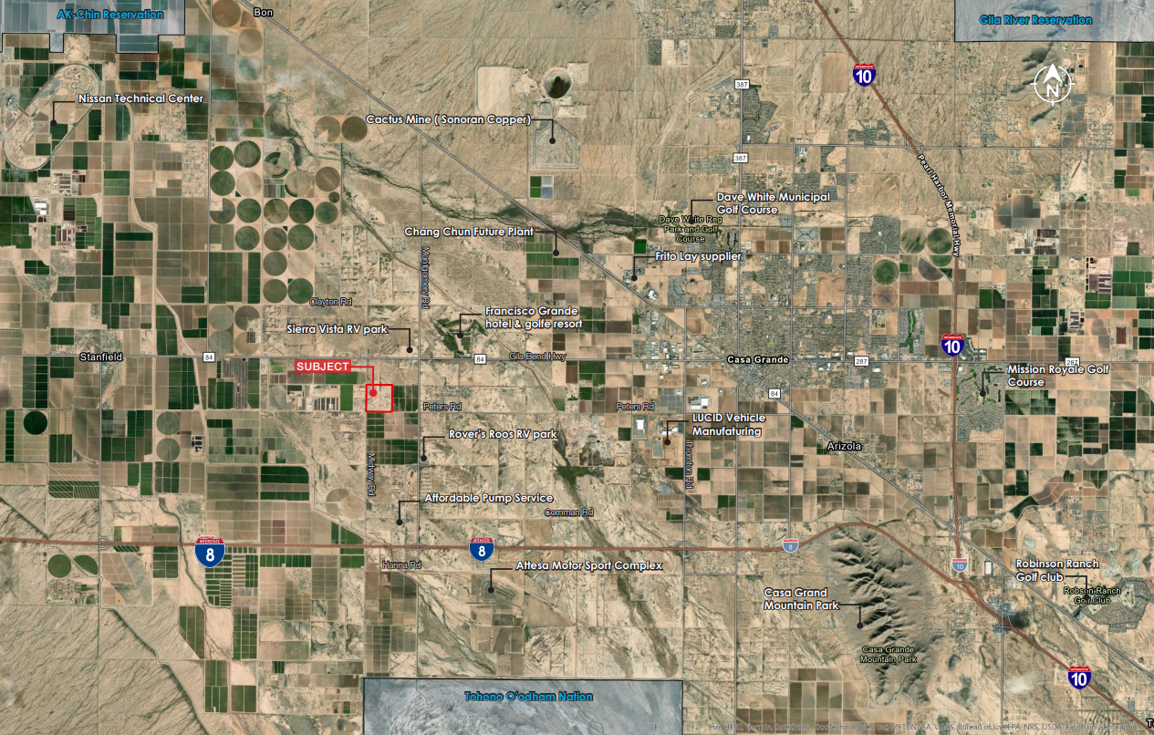 Peters Rd, Casa Grande, AZ for lease Aerial- Image 1 of 3