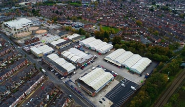 Longford Trading Estate, Manchester, GTM - Aerial  map view