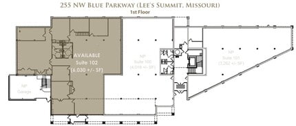 255 NW Blue Pky, Lee's Summit, MO for lease Floor Plan- Image 1 of 10