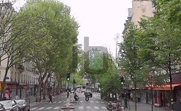 Paris, PAR - Aérien  Vue de la carte