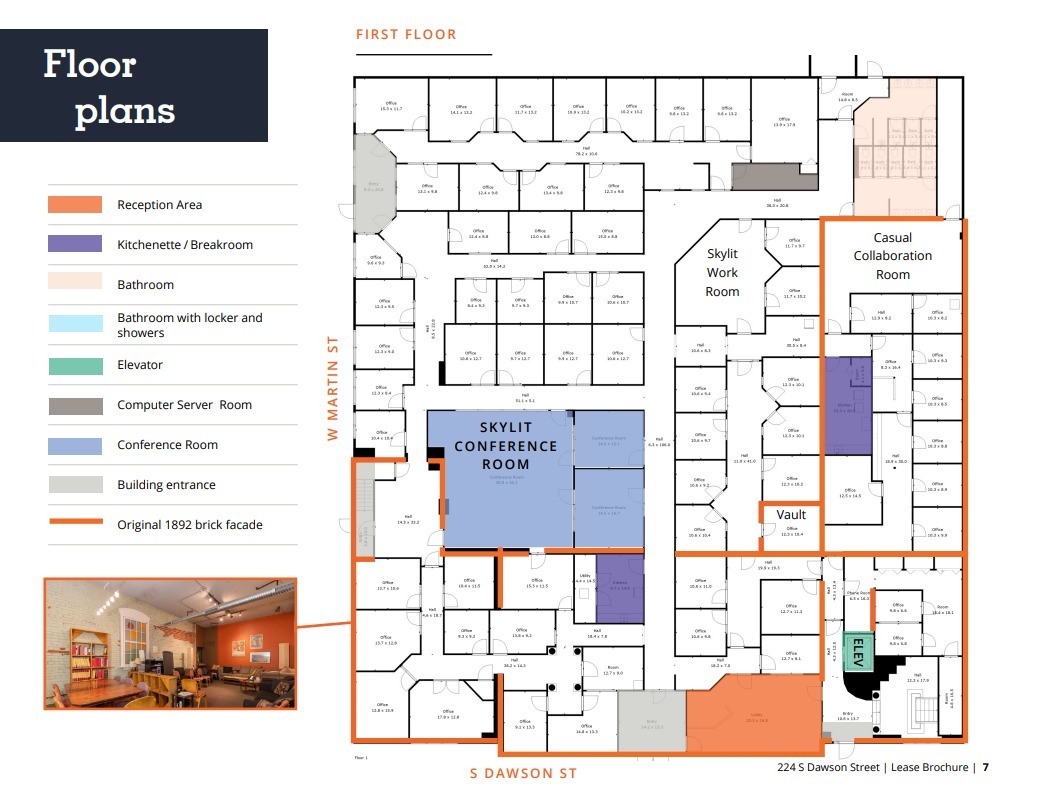 222-224 S Dawson St, Raleigh, NC à louer Plan d  tage- Image 1 de 1