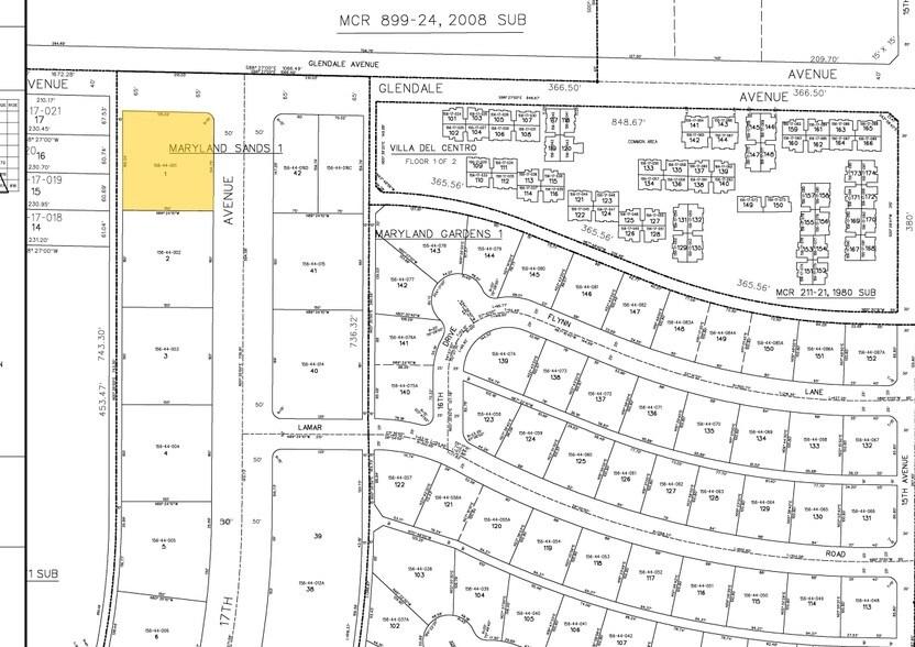 1701 W Glendale Ave, Phoenix, AZ à vendre - Plan cadastral - Image 2 de 20