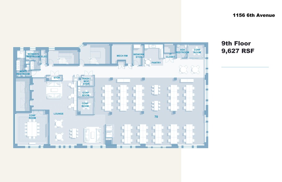 1156 Avenue of the Americas, New York, NY à louer - Plan de site - Image 2 de 4