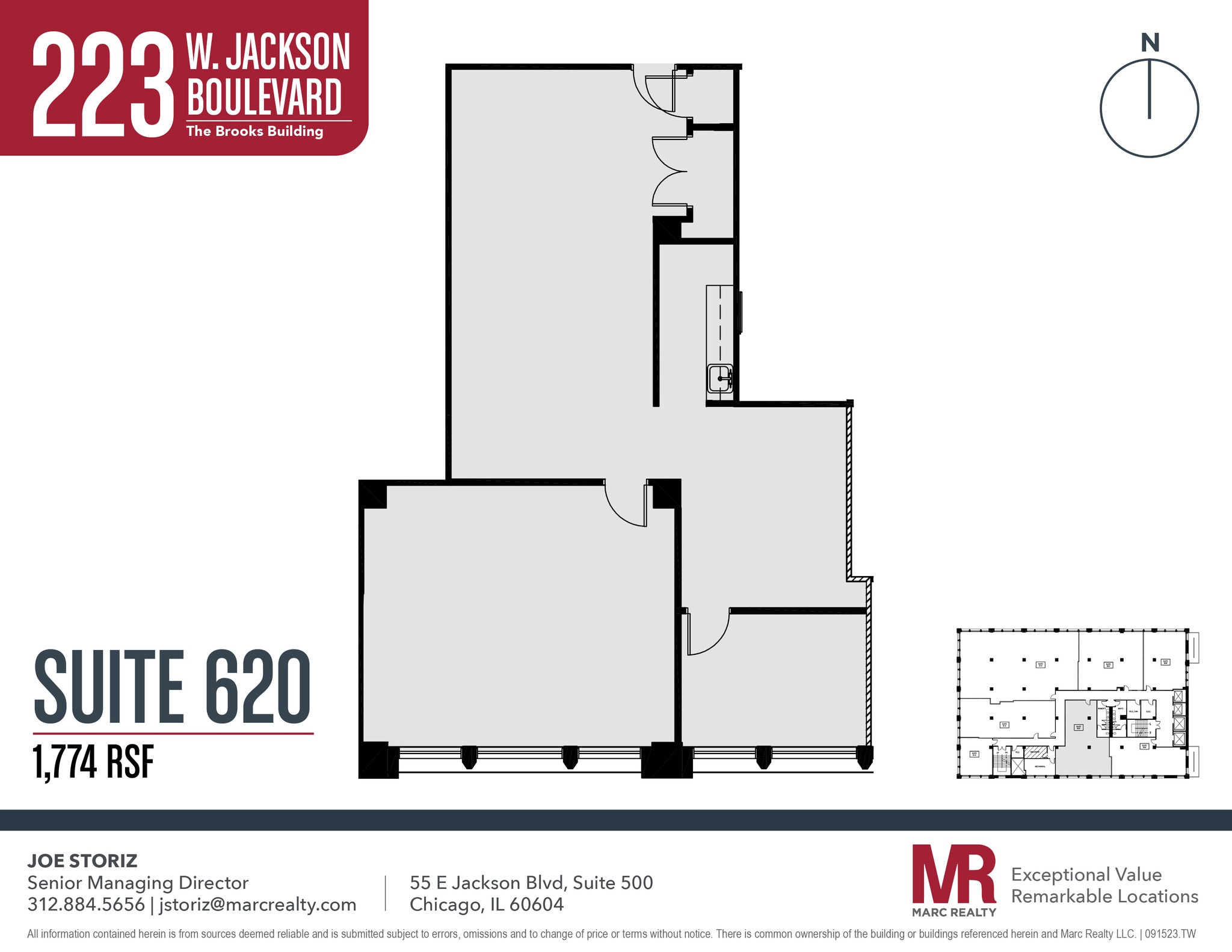 223 W Jackson Blvd, Chicago, IL for lease Floor Plan- Image 1 of 5