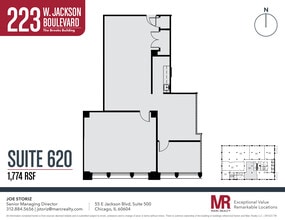223 W Jackson Blvd, Chicago, IL for lease Floor Plan- Image 1 of 5
