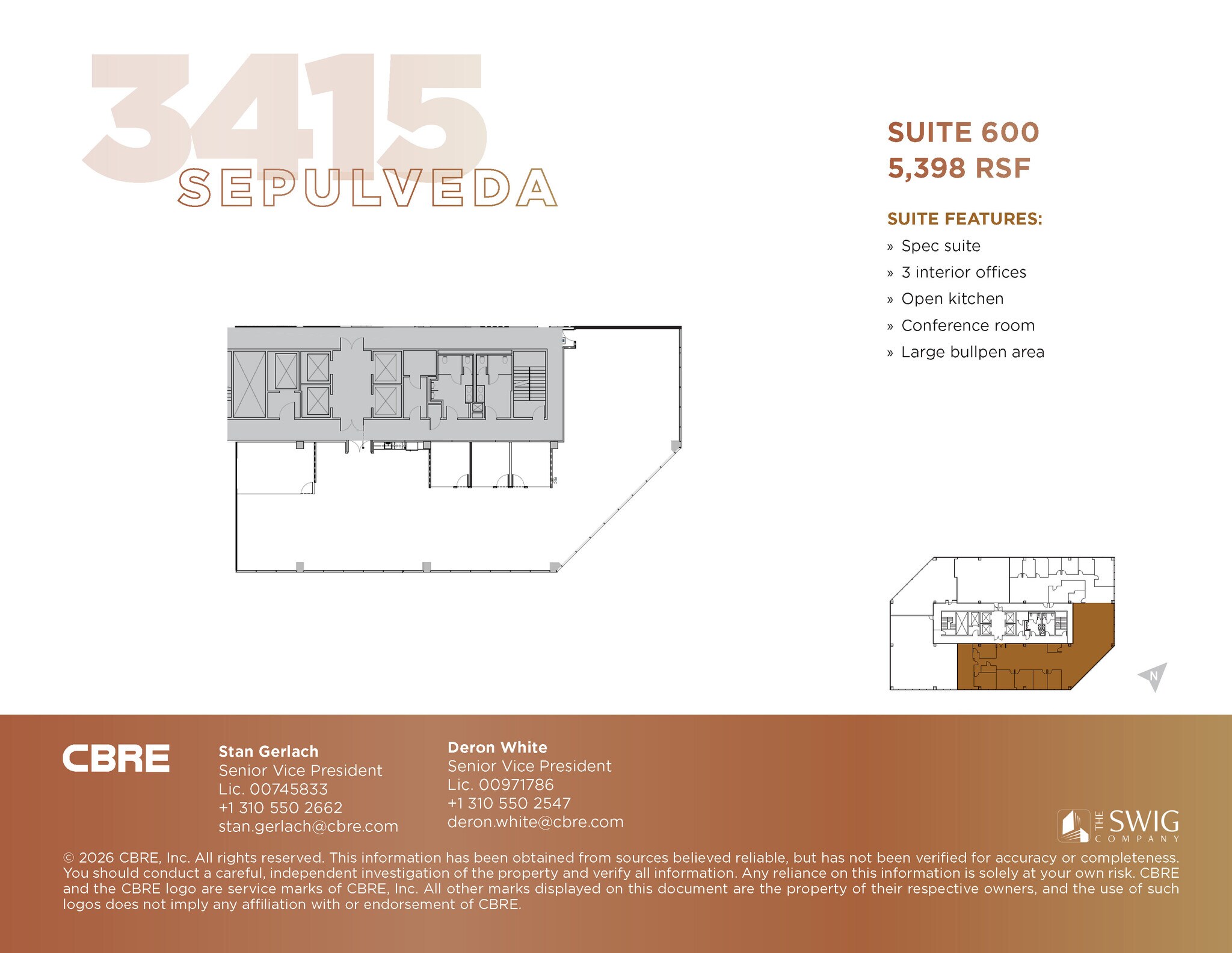 3415 S sepulveda Blvd, Los Angeles, CA à louer Plan d’étage- Image 1 de 1