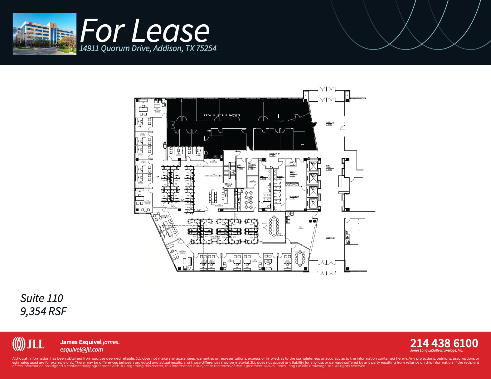 14911 Quorum Dr, Addison, TX à louer Plan d’étage- Image 1 de 1