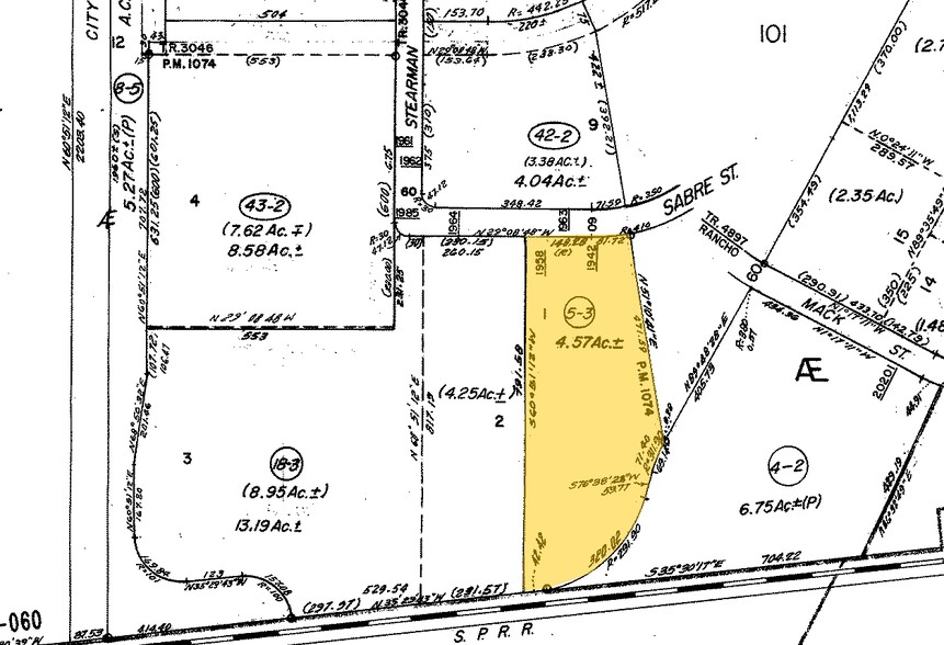 1942-1958 Sabre St, Hayward, CA for lease - Plat Map - Image 2 of 7