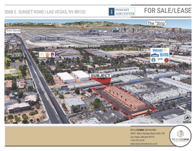 3068 E Sunset Rd, Las Vegas, NV - aerial  map view