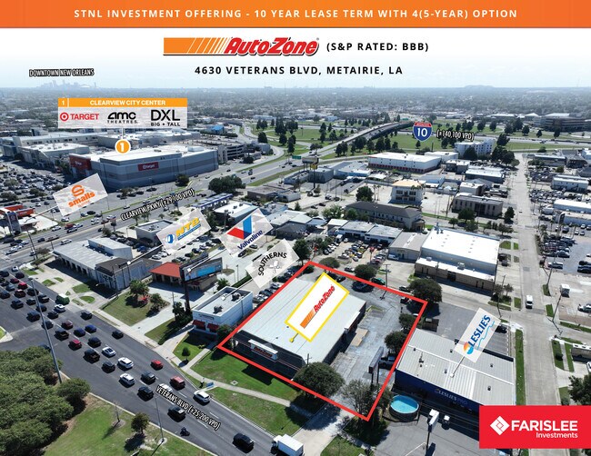 Plus de détails pour 4630 Veterans Memorial Blvd, Metairie, LA - Commerce de détail à vendre