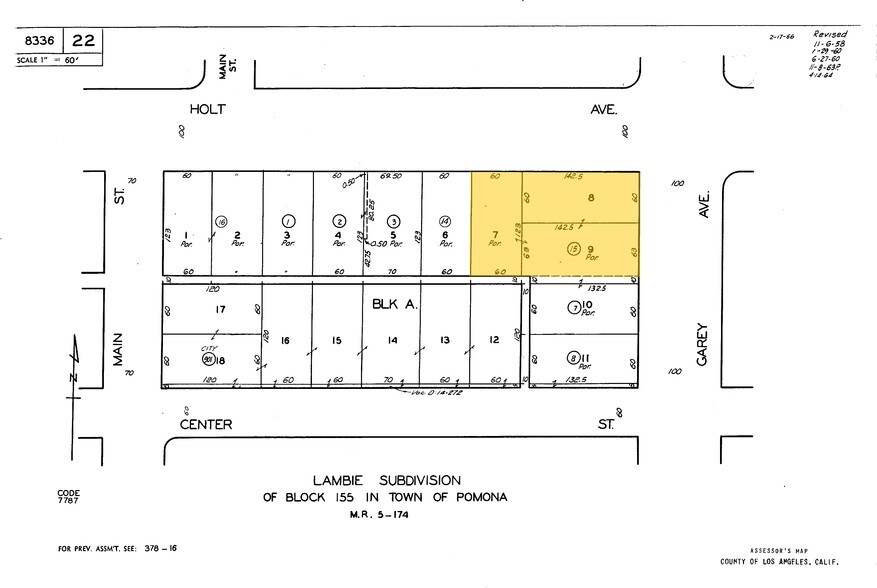 499 N Garey Ave, Pomona, CA à vendre - Plan cadastral - Image 2 de 21
