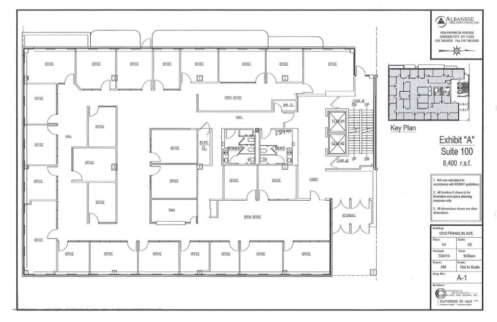 1010 Franklin Ave, Garden City, NY à louer Plan d  tage- Image 1 de 1