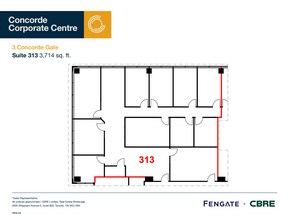 3 Concorde Gate, Toronto, ON for lease Floor Plan- Image 1 of 1