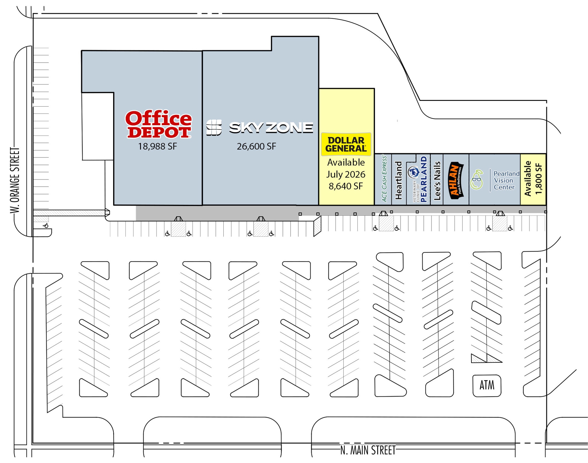 2004-2032 N Main St, Pearland, TX for lease Site Plan- Image 1 of 1