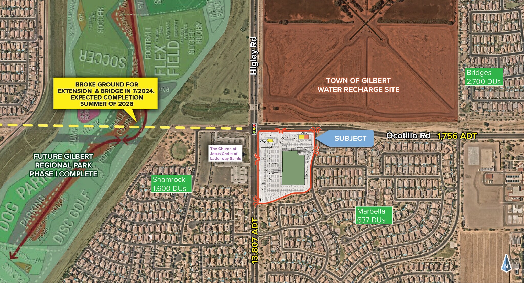 SEC Higley & Ocotillo Rd, Gilbert, AZ for lease Primary Photo- Image 1 of 5