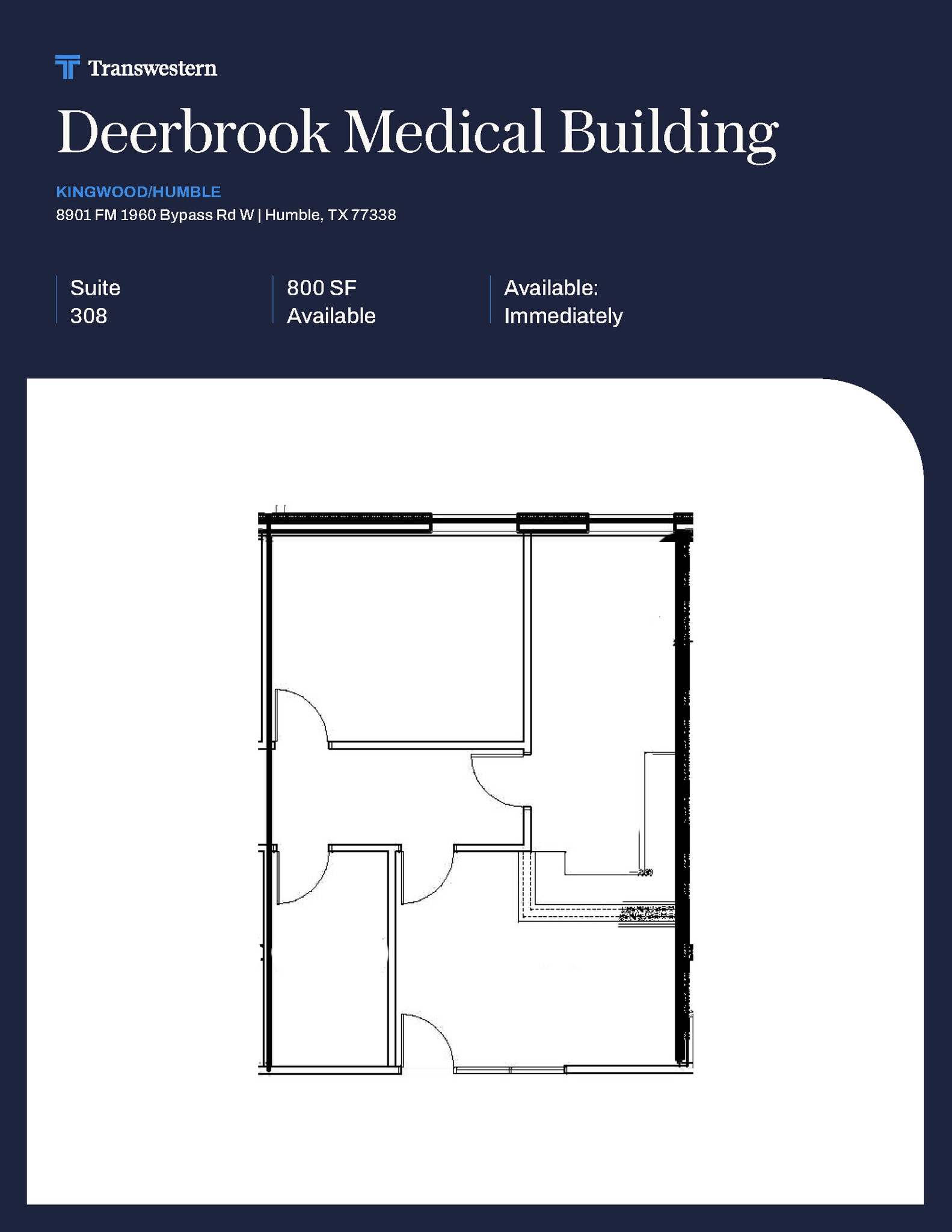 8901 FM 1960 Bypass Rd W, Humble, TX for lease Floor Plan- Image 1 of 1