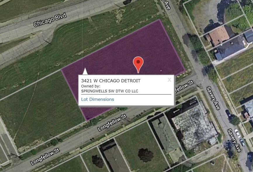 3421 W Chicago, Detroit, MI for sale - Aerial - Image 1 of 1