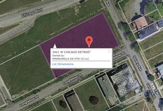 Plus de détails pour 3421 W Chicago, Detroit, MI - Terrain à vendre