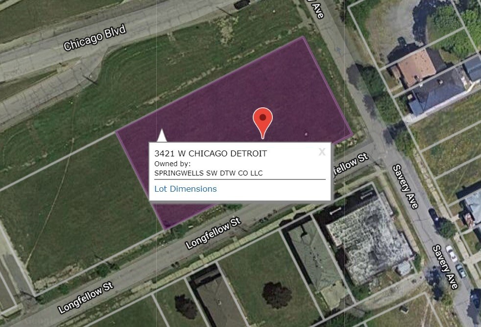 3421 W Chicago, Detroit, MI for sale Aerial- Image 1 of 2