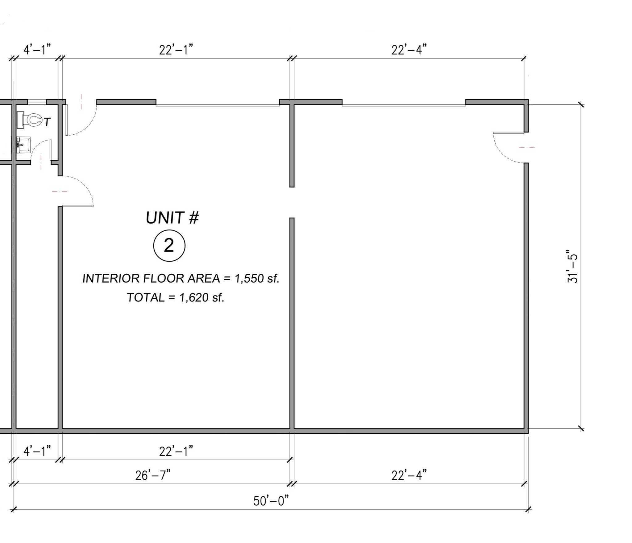 1180 Pike Ln, Oceano, CA à louer Plan d’étage- Image 1 de 2