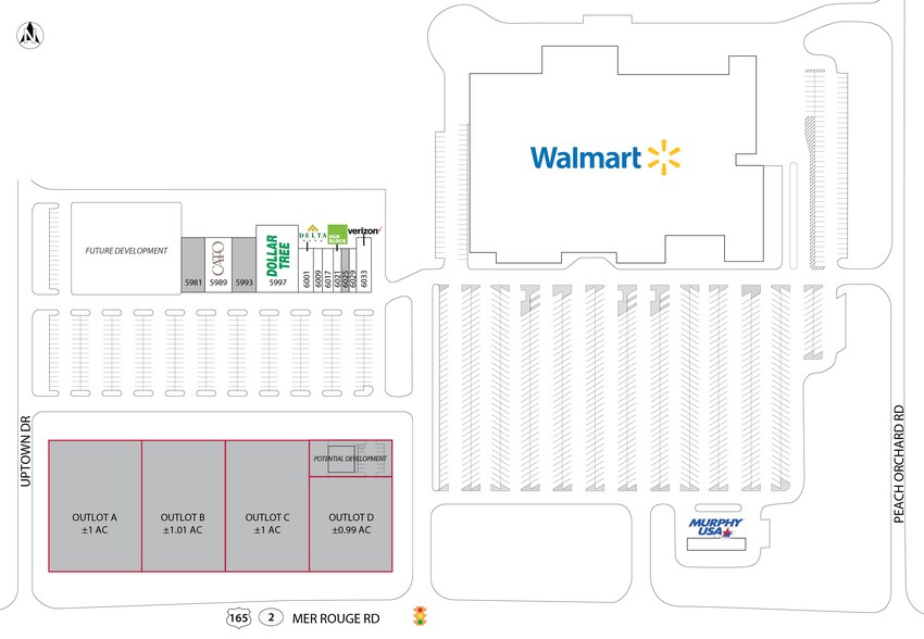 5981 Mer Rouge Rd, Bastrop, LA à louer - Plan de site - Image 3 de 4