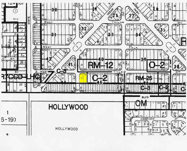 5845 Hollywood Blvd, Hollywood, FL à vendre - Plan cadastral - Image 1 de 1