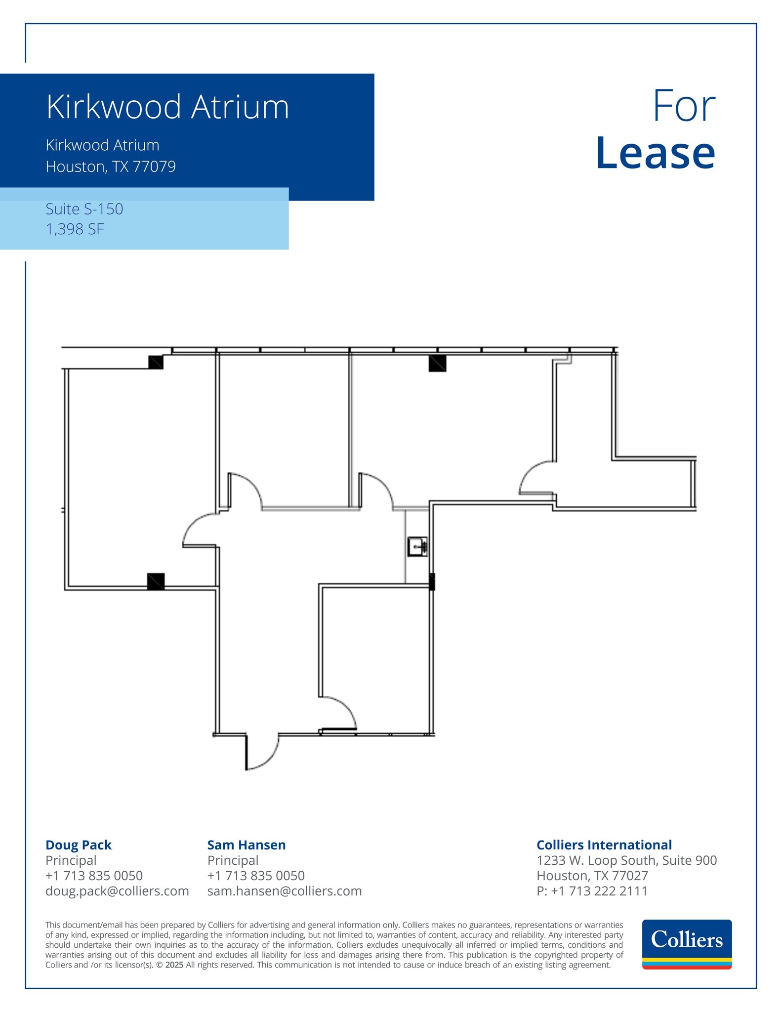 11777 Katy Fwy, Houston, TX à louer Plan de site- Image 1 de 2