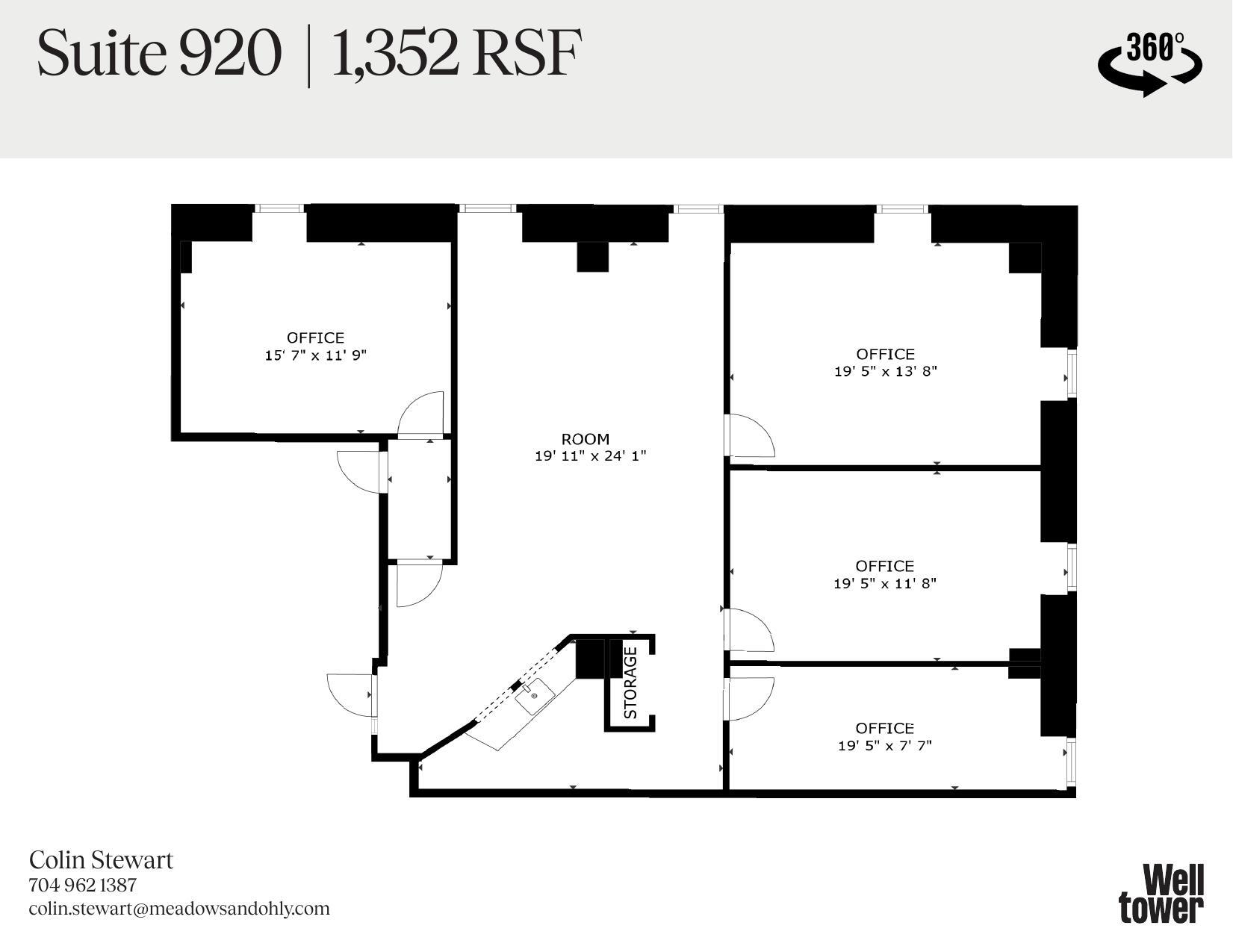 1900 Randolph Rd, Charlotte, NC for lease Floor Plan- Image 1 of 1
