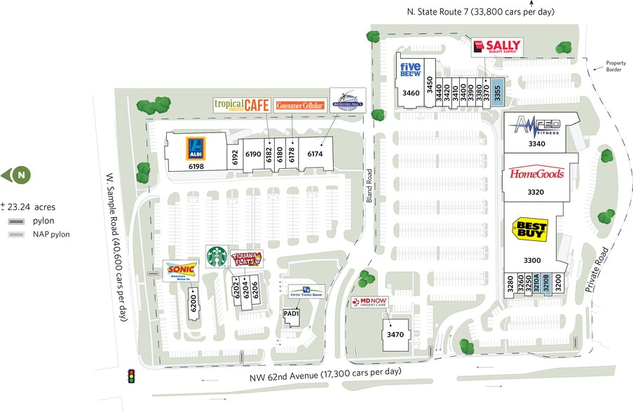 Sample Rd, Coral Springs, FL à louer - Plan de site - Image 3 de 29