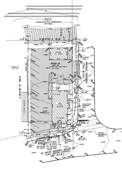 191 South Ave, Fanwood, NJ à vendre - Plan de site - Image 1 de 1
