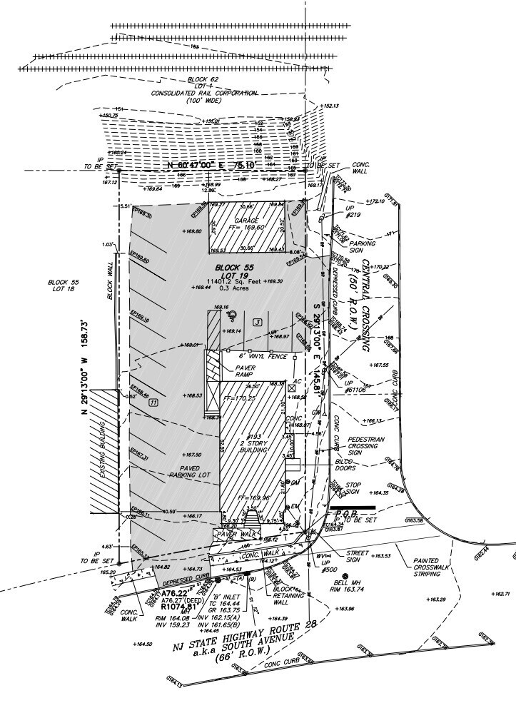 191 South Ave, Fanwood, NJ for sale Site Plan- Image 1 of 2