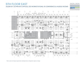 1301 K St NW, Washington, DC à louer Plan d’étage- Image 2 de 2