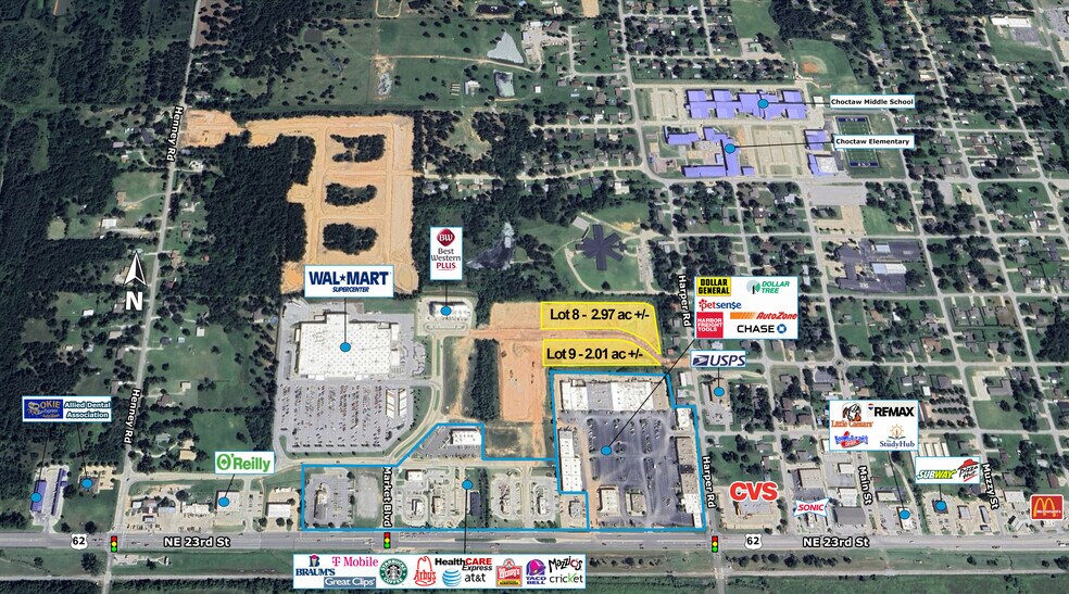 2655 Lane Ross Blvd, Choctaw, OK à vendre - Photo du bâtiment - Image 1 de 2