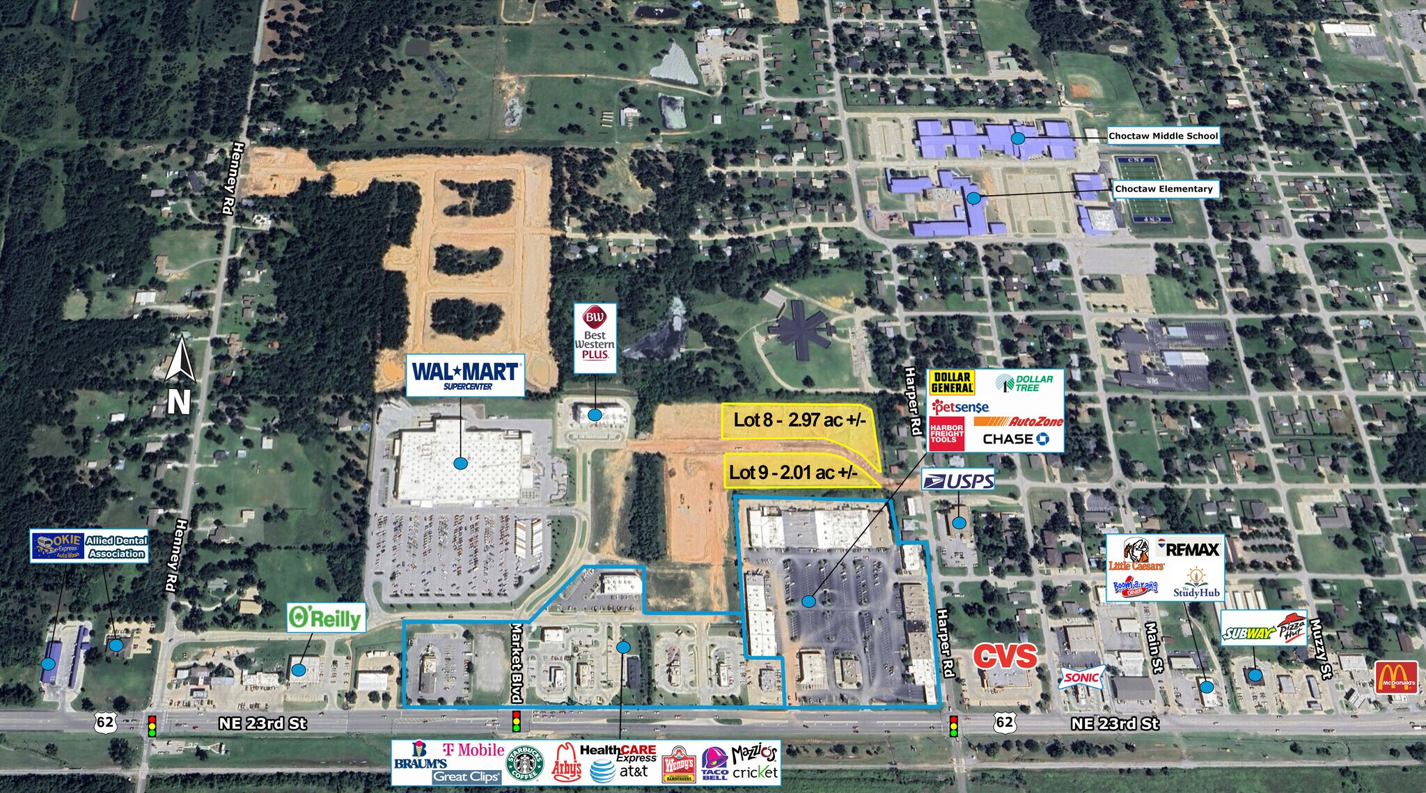 2655 Lane Ross Blvd, Choctaw, OK à vendre Photo du bâtiment- Image 1 de 3