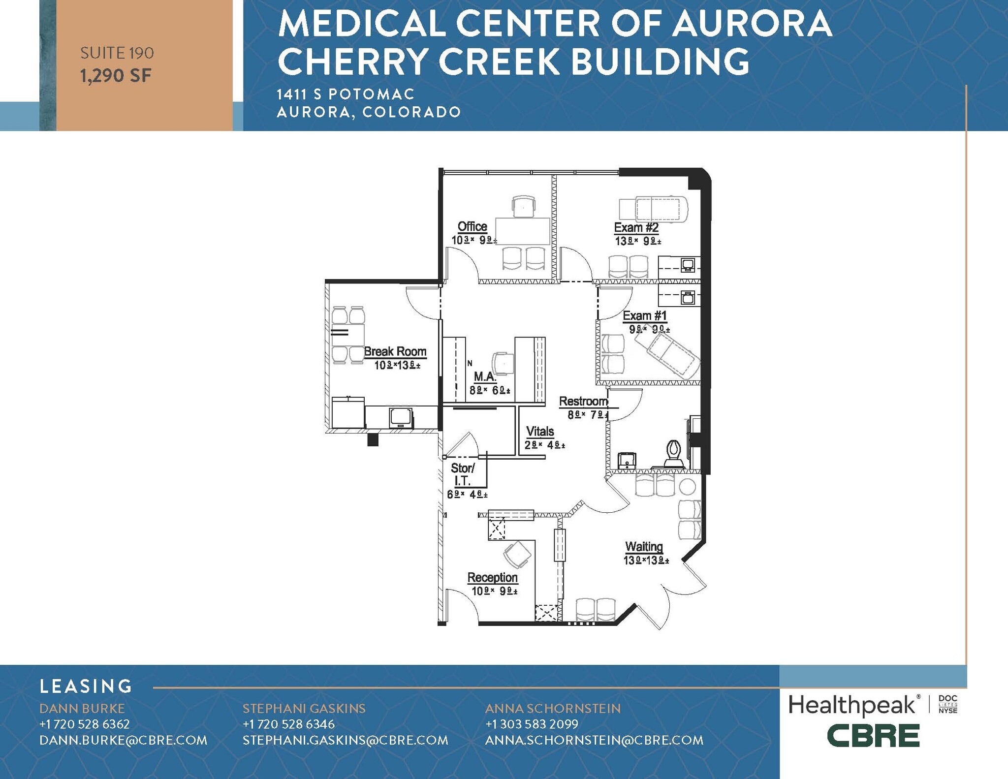 1411 S Potomac St, Aurora, CO for lease Floor Plan- Image 1 of 1