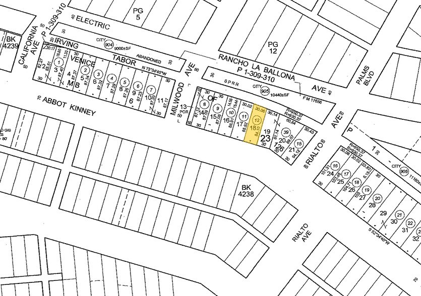 1511 Abbot Kinney Blvd, Venice, CA à louer - Plan cadastral - Image 2 de 19