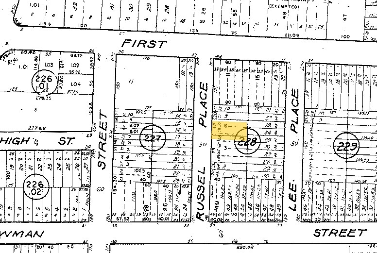 208 Russell Pl, Hackensack, NJ à vendre - Plan cadastral - Image 2 de 8