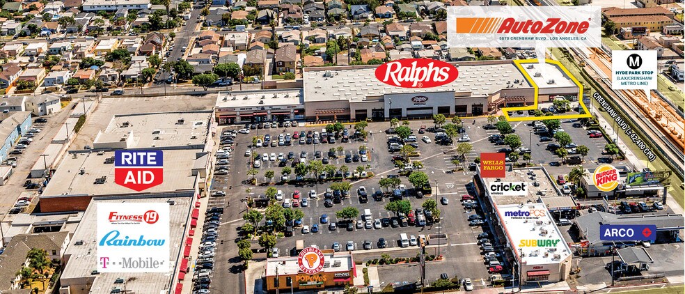 5870 Crenshaw Blvd, Los Angeles, CA à vendre - Photo du bâtiment - Image 3 de 8