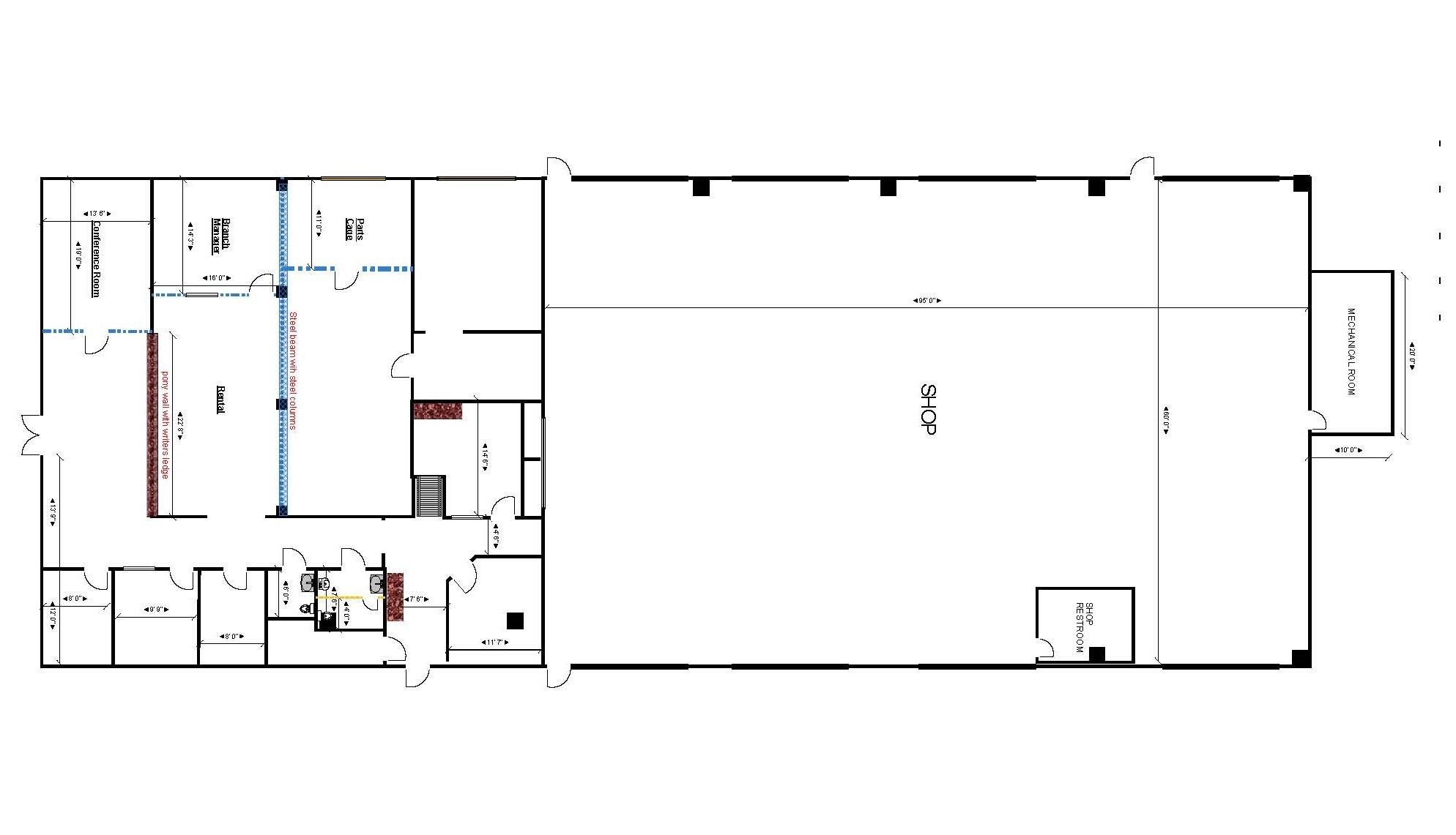 2520 N Eastgate Ave, Springfield, MO for lease Floor Plan- Image 1 of 11