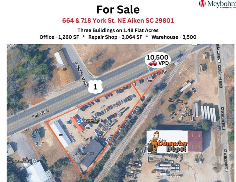 664 York St NE, Aiken, SC for sale - Building Photo - Image 2 of 12