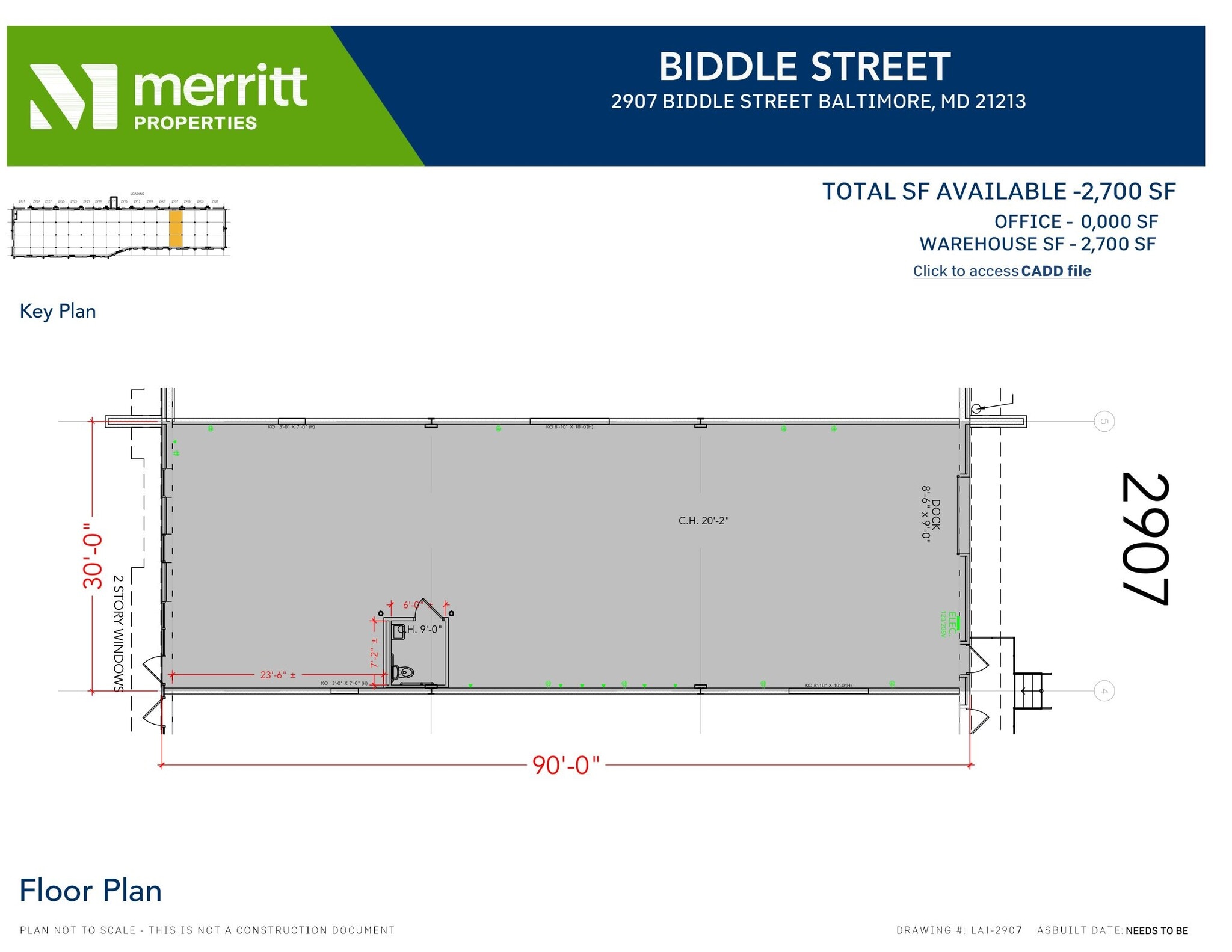 2901-2931 E Biddle St, Baltimore, MD for lease Floor Plan- Image 1 of 1