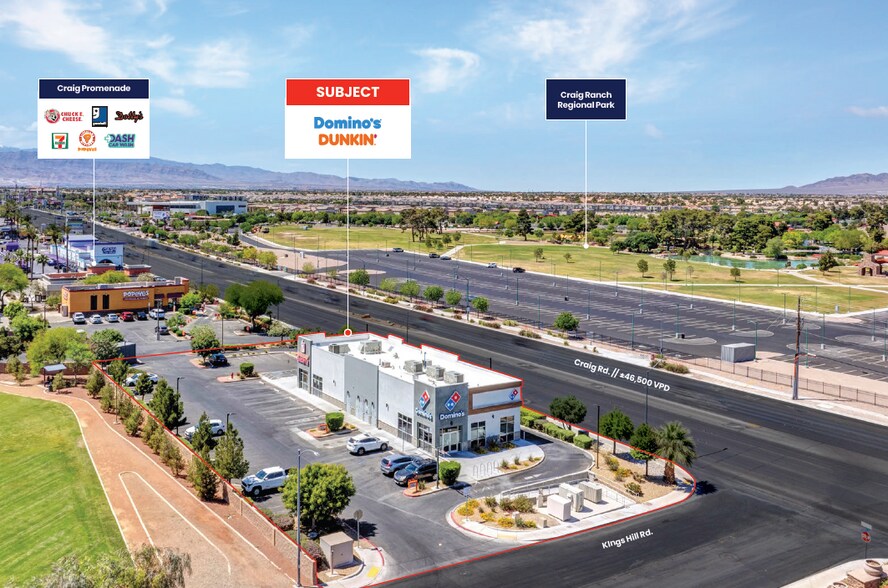 545 W Craig Rd, North Las Vegas, NV à vendre - Aérien - Image 3 de 10
