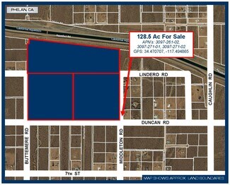 Plus de détails pour 7710 Duncan, Phelan, CA - Terrain à vendre