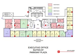 14110 N Dallas Pky, Dallas, TX à louer Plan d’étage- Image 1 de 1