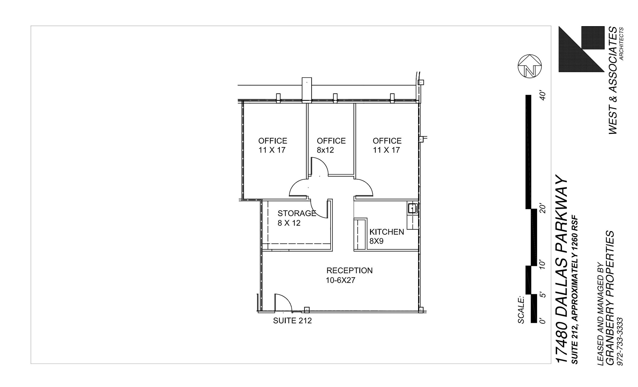 17480 Dallas Pky, Dallas, TX à louer Plan d  tage- Image 1 de 1