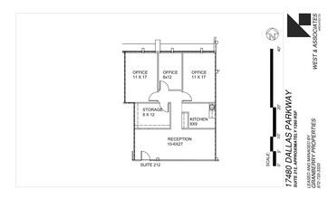 17480 Dallas Pky, Dallas, TX à louer Plan d  tage- Image 1 de 1