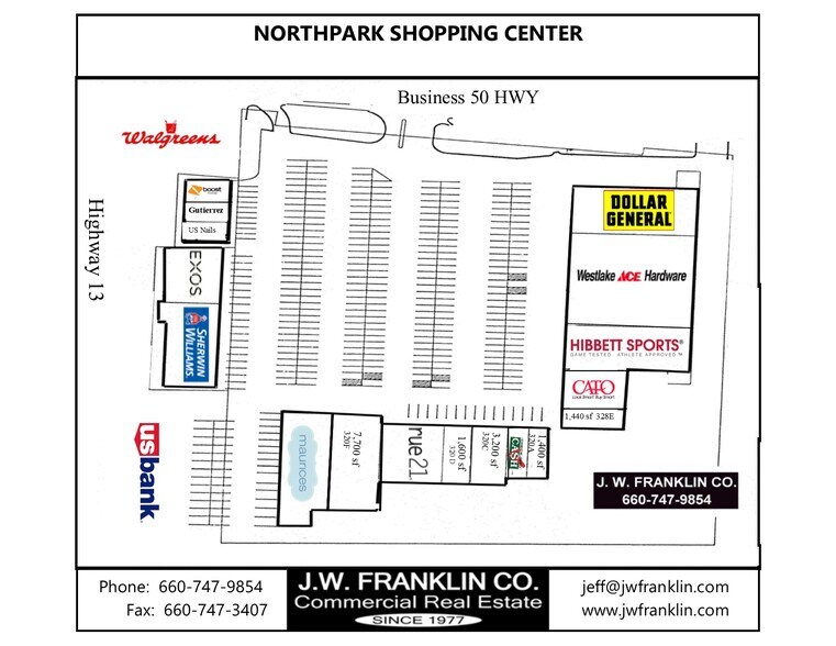 312-328 E Young Ave, Warrensburg, MO à louer - Plan de site - Image 2 de 2